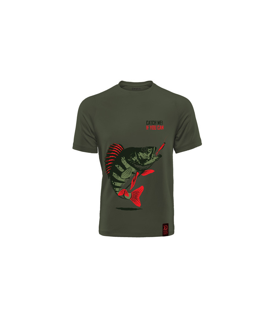 Koszulka rozm. M T-Shirt Okoń Catch me! Delphin