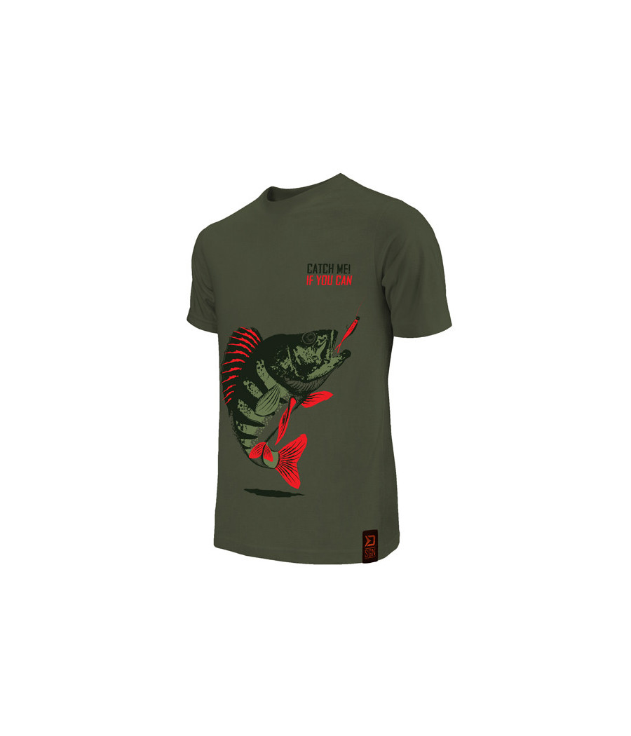Koszulka rozm. M T-Shirt Okoń Catch me! Delphin