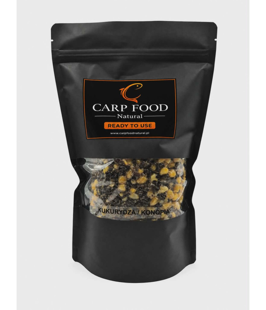 Kukurydza-Konopie 1 kg CARP FOOD