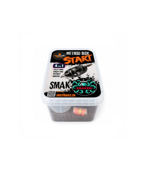 Zestaw Osmo Method Box Start - Kraken 4w1 Zanęta Pellet Aromat Kulki