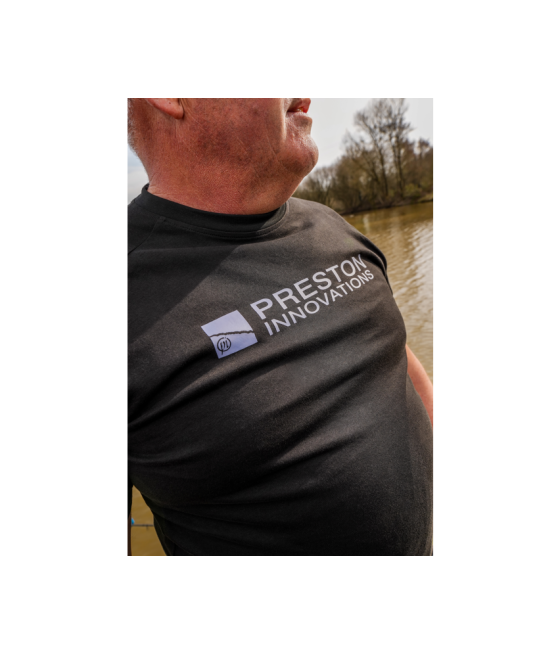 Koszulka Preston Czarna Lightweight Black Raglan - roz. L