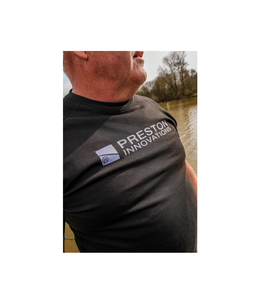 Koszulka Preston Czarna Lightweight Black Raglan - roz. L