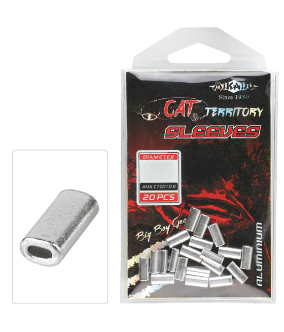 Tulejki Zaciskowe Sumowe 1,2mm 20szt Aluminiowe Mikado