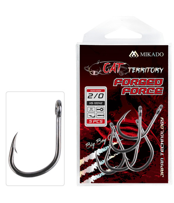 Haki Sumowe Cat Territory FORGED FORCE 2/0 5szt Kute Mikado