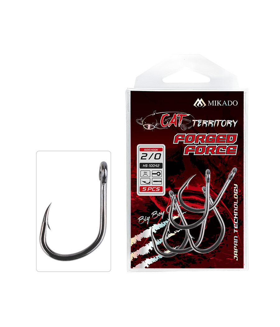Haki Sumowe Cat Territory FORGED FORCE 2/0 5szt Kute Mikado