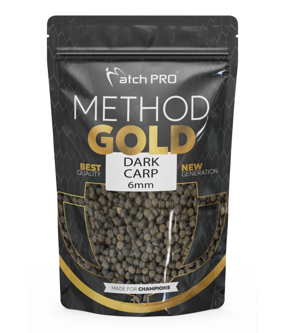 Pellet Method GOLD DARK CARP 6mm Matchpro 700g