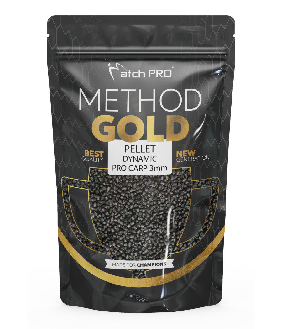 Pellet Method GOLD DYNAMIC PRO CARP 3mm Matchpro 700g Wysokobiałkowy