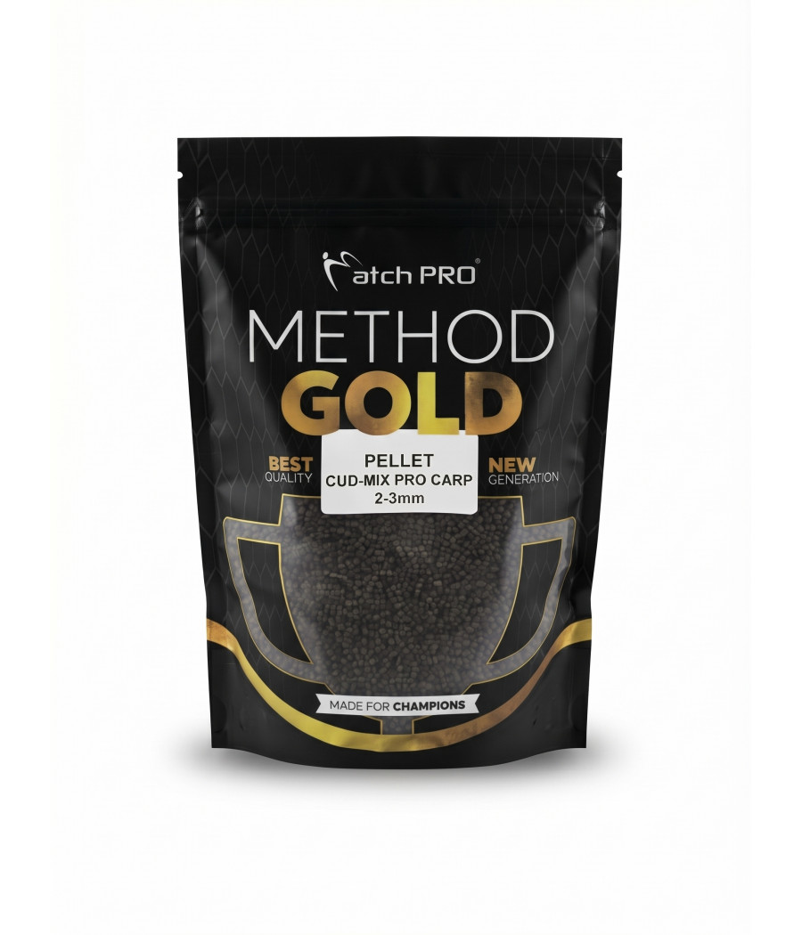 Pellet Method GOLD CUD-MIX PRO CARP 2-3mm Matchpro 700g Wysokobiałkowy