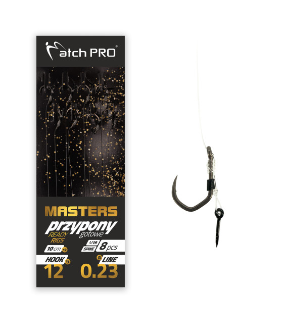 Przypony METHOD FEEDER MASTERS SPIKE 8szt Zadziorowe 14/0,20mm MatchPro