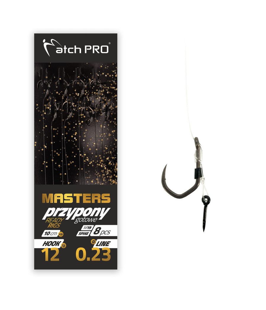 Przypony METHOD FEEDER MASTERS SPIKE 8szt Zadziorowe 14/0,20mm MatchPro Przypony METHOD FEEDER MASTERS SPIKE 8szt Zadziorowe 14/0,20mm MatchPro