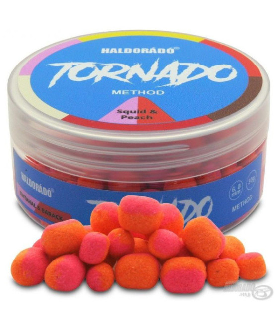 KULKI HALDORADO TORNADO METHOD FEEDER - KAŁAMARNICA BRZOSKWINIA 6-8MM WAFTERS