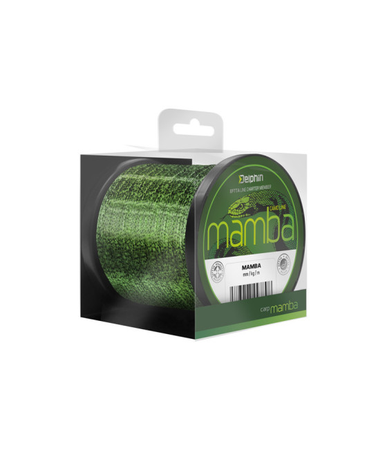 Żyłka Delphin MAMBA Feeder kamuflaż 0,26mm 5,2kg 300m