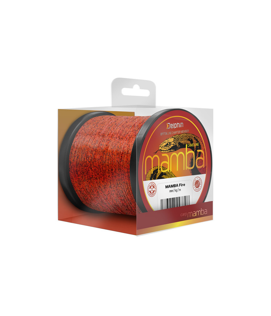 Żyłka Delphin MAMBA Carp Fire 0,30 7,0kg 300m Żyłka Delphin MAMBA Carp Fire 0,30 7,0kg 300m