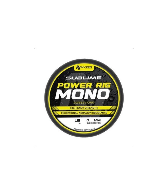 Żyłka Przyponowa NYTRO SUBLIME POWER RIG MONO 0,21mm 3,5kg