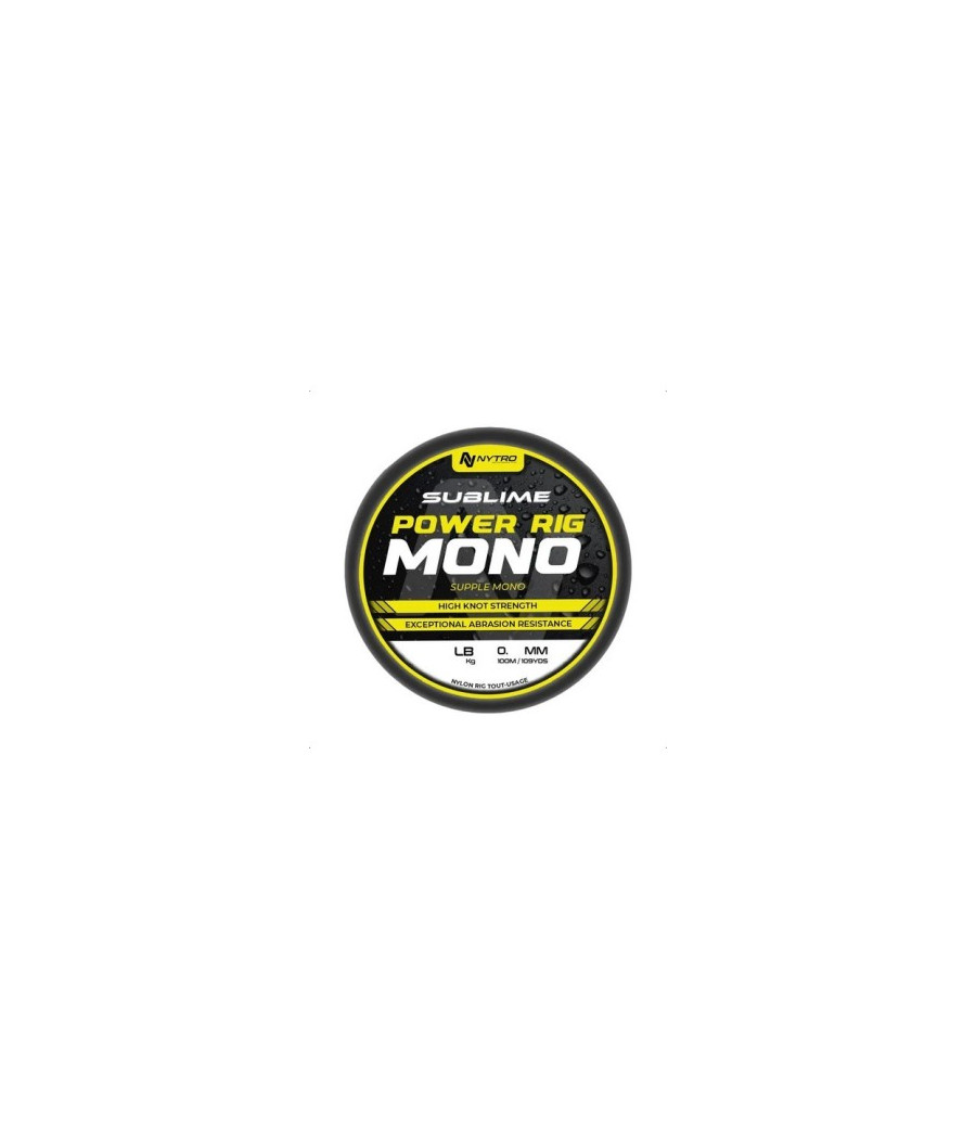 Żyłka Przyponowa NYTRO SUBLIME POWER RIG MONO 0,21mm 3,5kg
