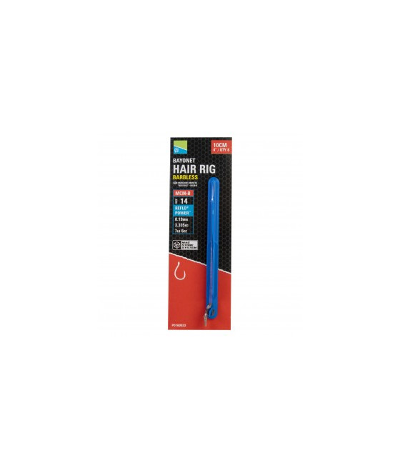 Przypon Preston Bezzadziorowe Wkrętka MCM-B Hair Rigs 10cm roz 14 0,19mm