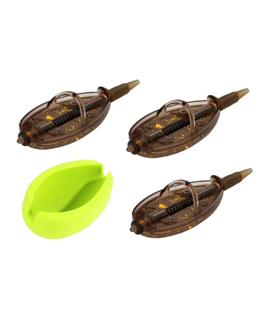 Mikado Zestaw Podajnik Koszyk roz L Method Feeder Foremka+3x40g