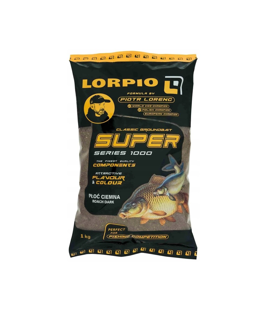 Zanęta Lorpio Super Series 1000 Płoć Ciemna Roach Dark 1kg Zanęta Lorpio Super Series 1000 Płoć Ciemna Roach Dark 1kg