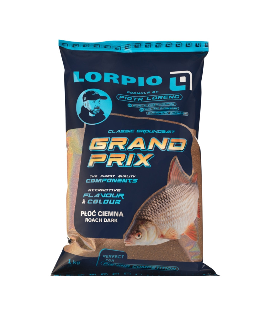 Zanęta Lorpio Grand Prix Płoć Ciemna Roach Dark 1kg Zanęta Lorpio Grand Prix Płoć Ciemna Roach Dark 1kg