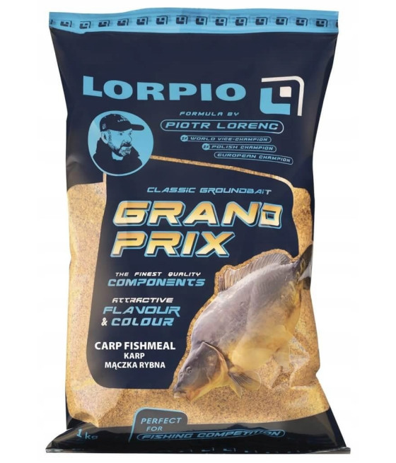 Zanęta Lorpio Grand Prix Karp Mączka Rybna Carp Fishmeal 1kg