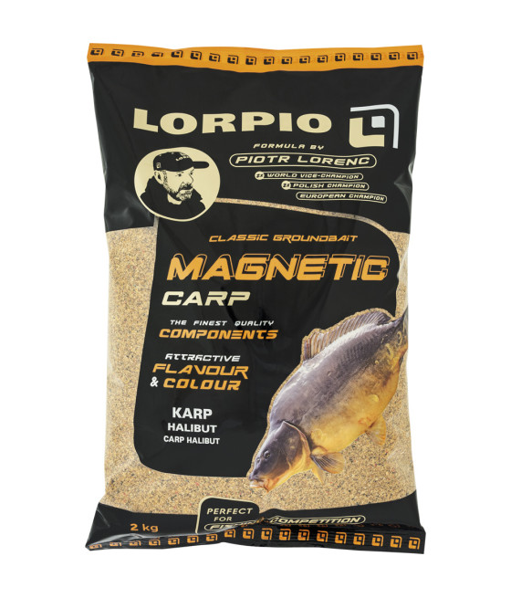 Zanęta Lorpio Magnetic Carp Karp Halibut 2KG