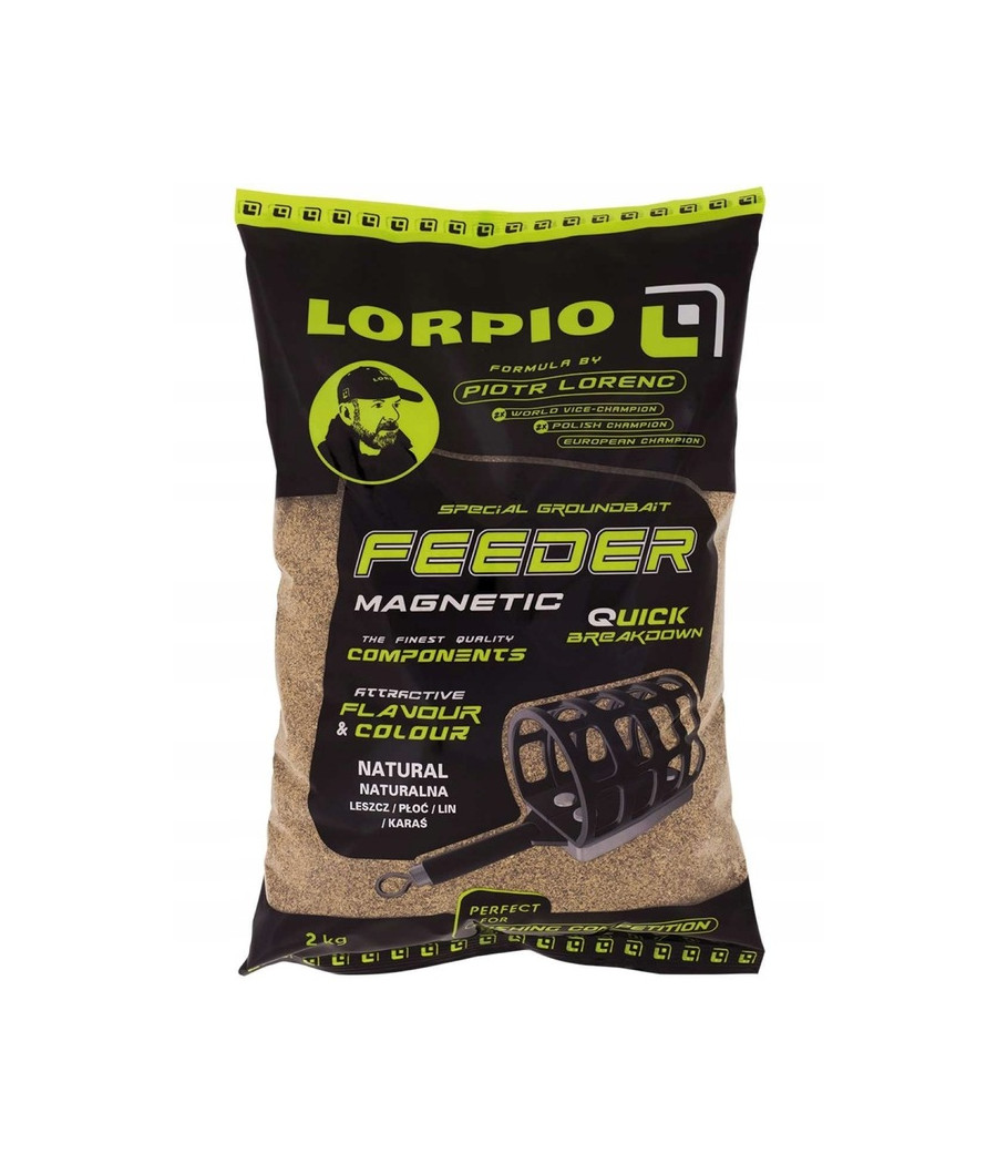Zanęta Lorpio Feeder Magnetic NATURAL NATURALNA 2kg LESZCZ/PŁOĆ/LIN/KARAŚ Zanęta Lorpio Feeder Magnetic NATURAL NATURALNA 2kg LESZCZ/PŁOĆ/LIN/KARAŚ