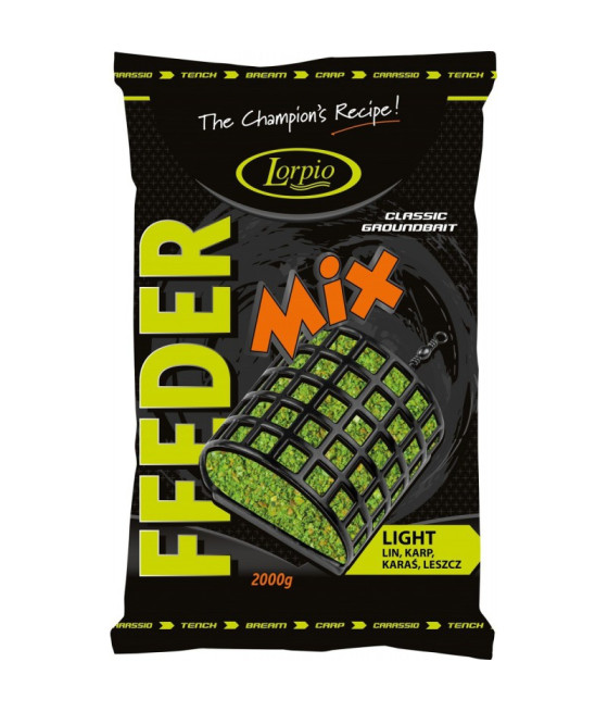 Zanęta Lorpio Feeder Mix LIGHT 2kg LIN/KARP/KARAŚ/LESZCZ
