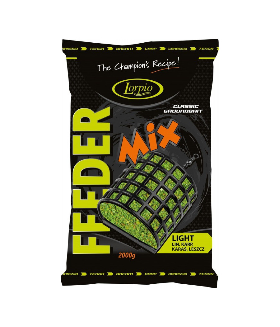 Zanęta Lorpio Feeder Mix LIGHT 2kg LIN/KARP/KARAŚ/LESZCZ