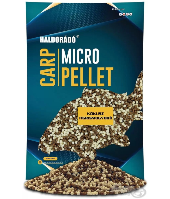 MICRO PELLET HALDORADO CARP METHOD FEEDER - KOKOS & ORZECH TYGRYSI 600g