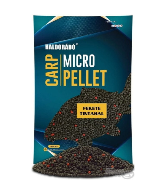 MICRO PELLET HALDORADO CARP METHOD FEEDER CZARNA KAŁAMARNICA 600g