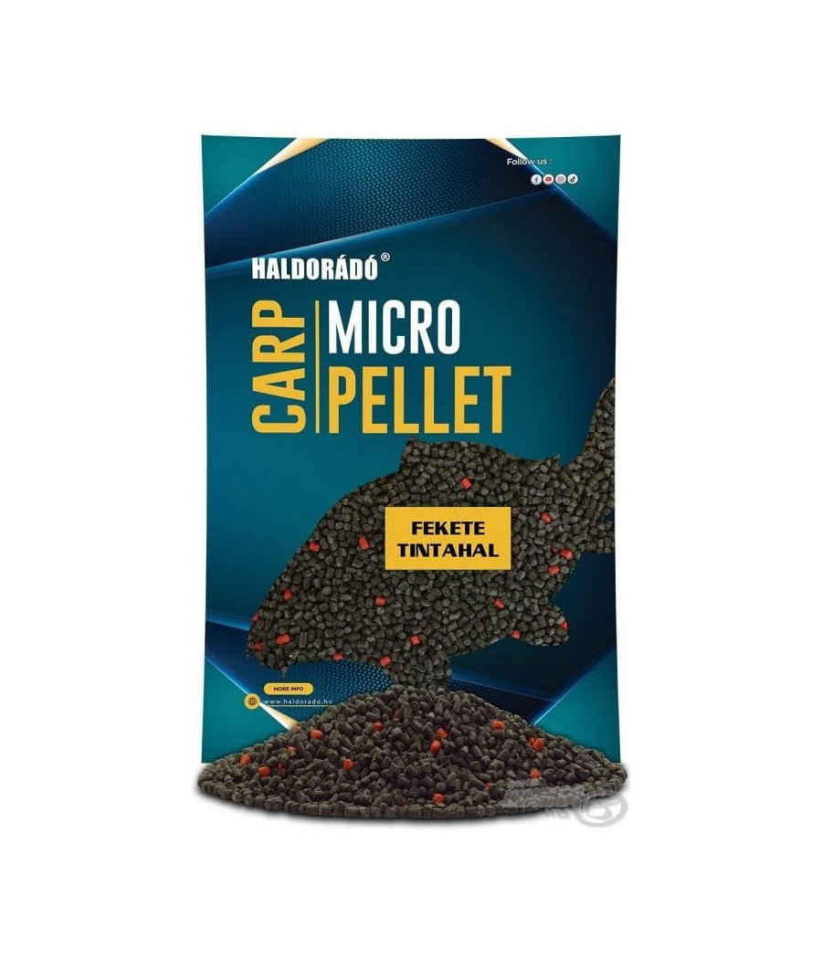 MICRO PELLET HALDORADO CARP METHOD FEEDER CZARNA KAŁAMARNICA 600g MICRO PELLET HALDORADO CARP METHOD FEEDER CZARNA KAŁAMARNICA 600g