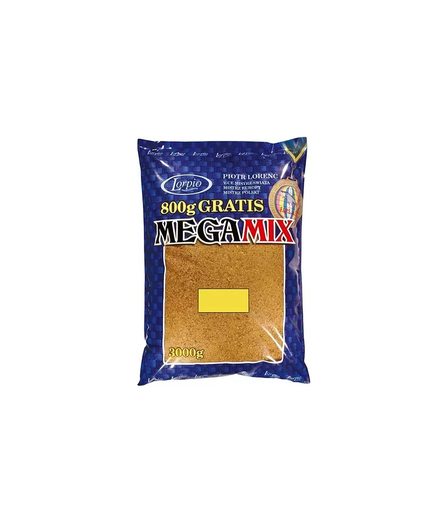 Zanęta Lorpio Mega Mix UNIWERSALNA Karp Leszcz Płoć 3kg Zanęta Lorpio Mega Mix UNIWERSALNA Karp Leszcz Płoć 3kg
