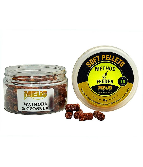 Soft Pellet 10mm Wątroba Czosnek MEUS