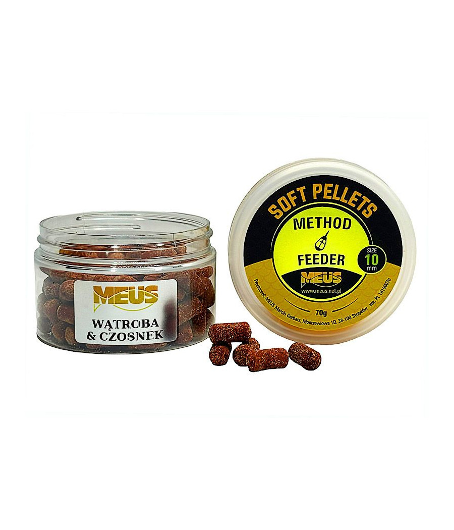 Soft Pellet 10mm Wątroba Czosnek MEUS Soft Pellet 10mm Wątroba Czosnek MEUS