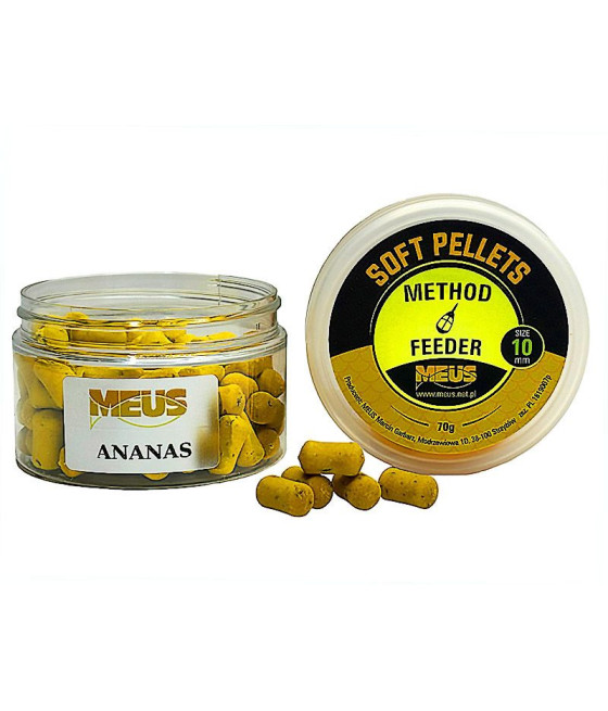 Soft Pellet 10mm ANANAS Pellet Haczykowy MEUS