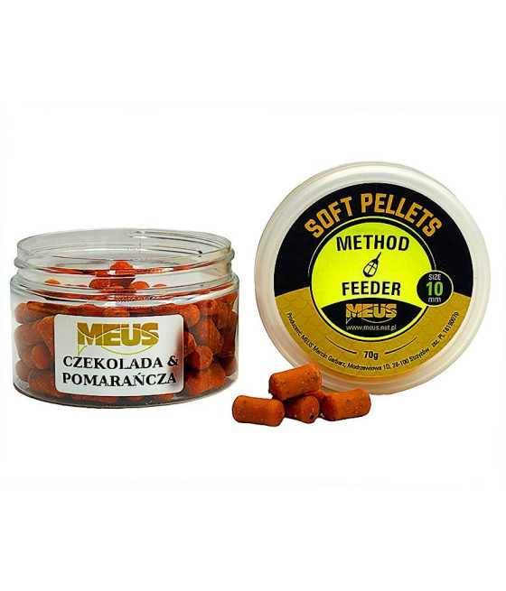 Soft Pellet 10mm CZEKOLADA POMARAŃCZA Pellet Haczykowy MEUS