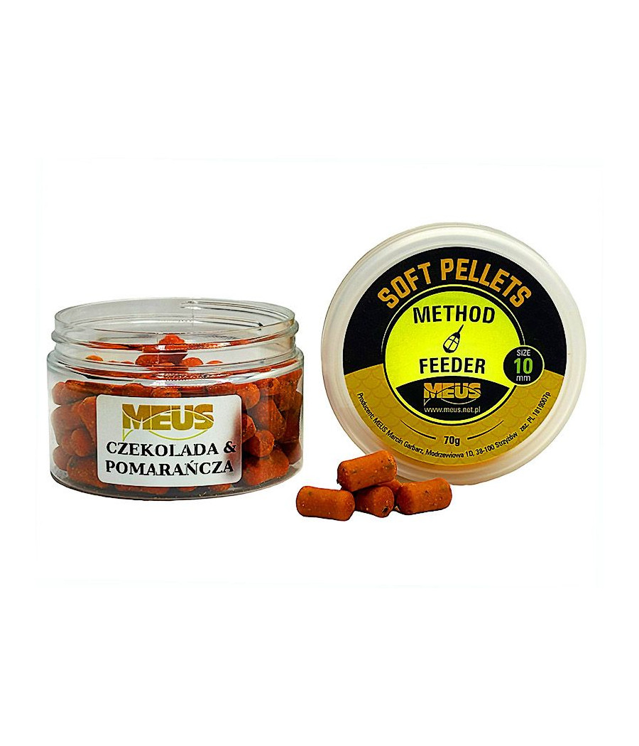 Soft Pellet 10mm CZEKOLADA POMARAŃCZA Pellet Haczykowy MEUS Soft Pellet 10mm CZEKOLADA POMARAŃCZA Pellet Haczykowy MEUS