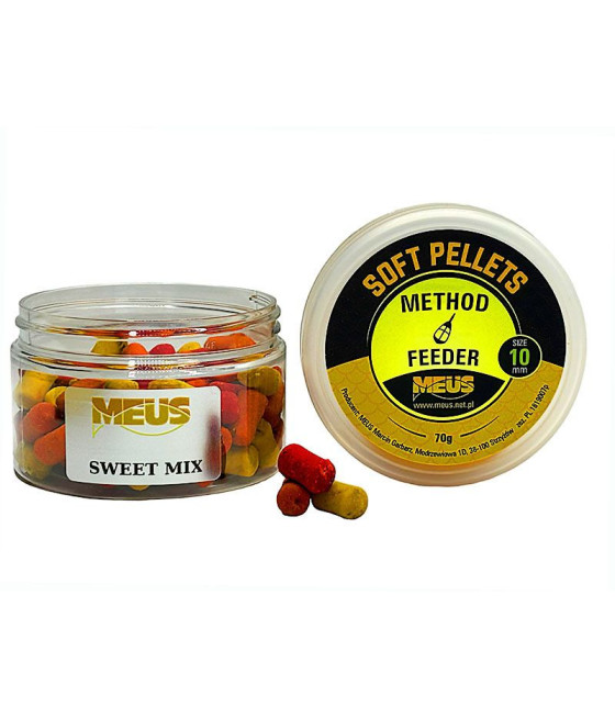Soft Pellet 10mm SWEET MIX Pellet Haczykowy MEUS