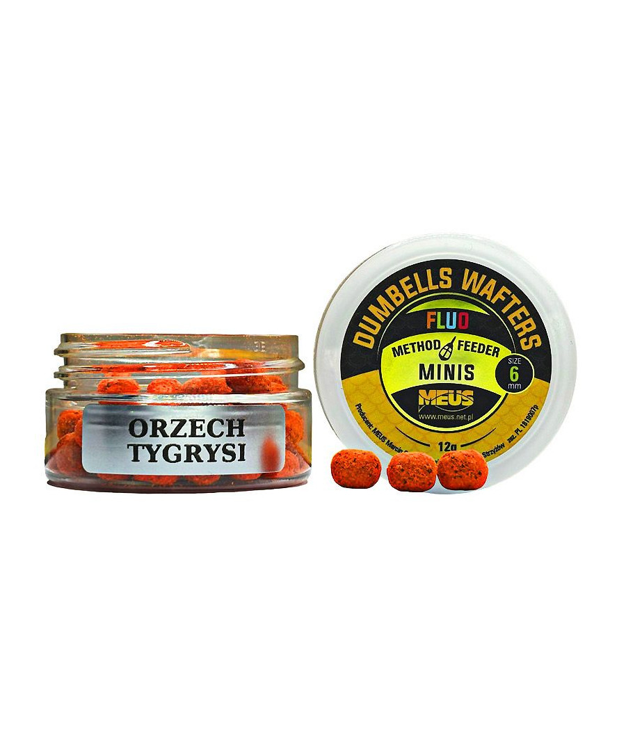 Kulki Dumbells Wafters ORZECH TYGRYSI 6mm MINIS MEUS Kulki Dumbells Wafters ORZECH TYGRYSI 6mm MINIS MEUS
