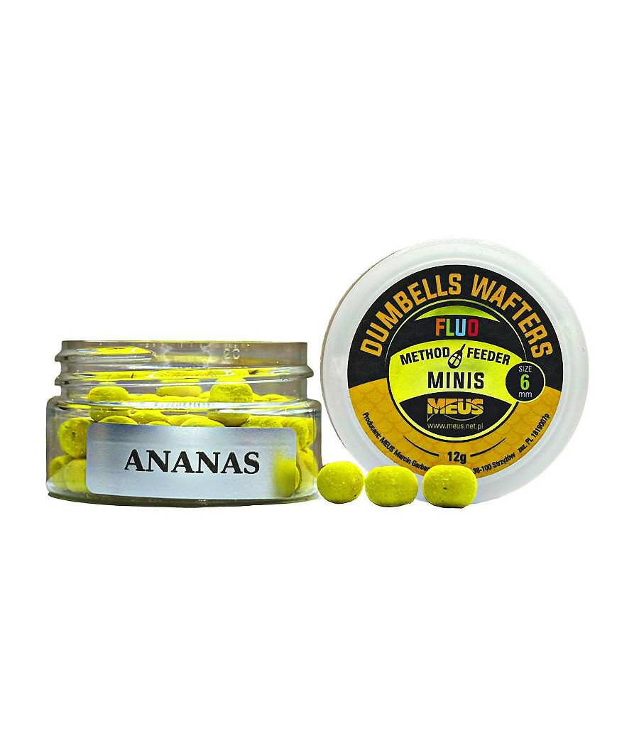 Kulki Dumbells Wafters ANANAS 6mm MINIS MEUS Kulki Dumbells Wafters ANANAS 6mm MINIS MEUS