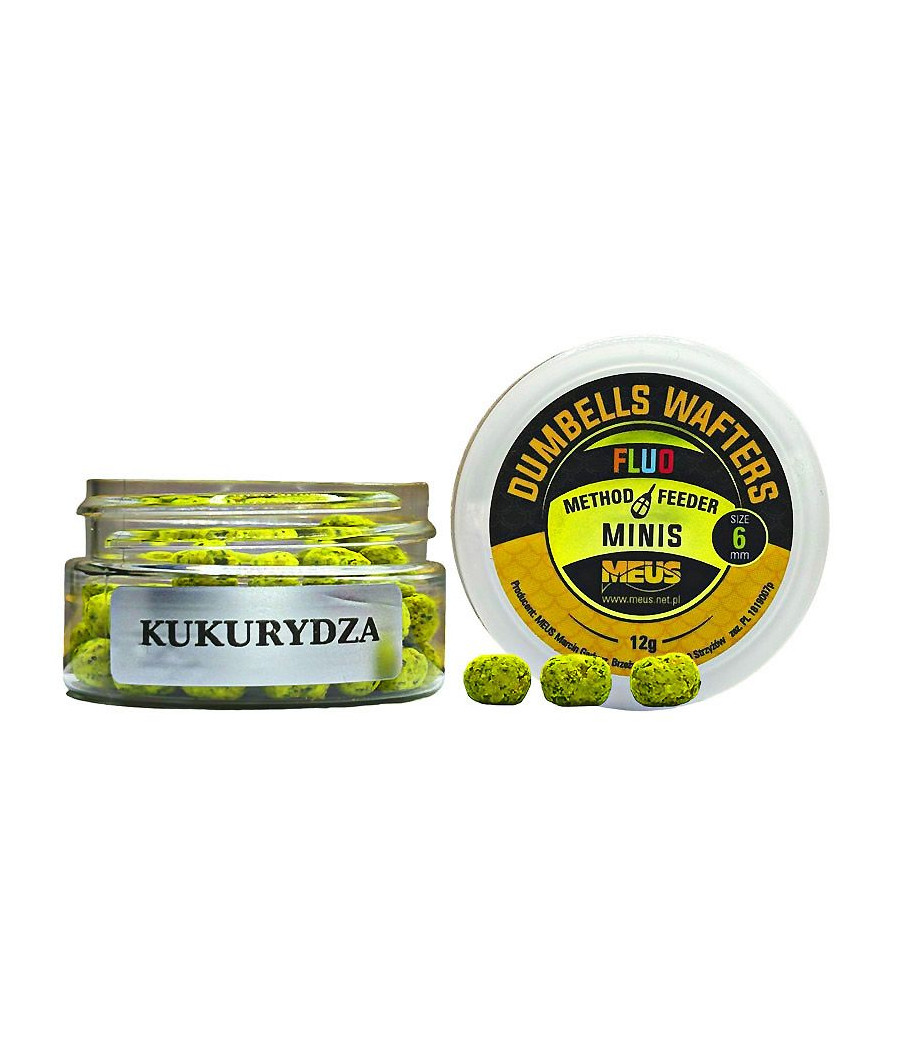 Kulki Dumbells Wafters KUKURYDZA 6mm MINIS MEUS Kulki Dumbells Wafters KUKURYDZA 6mm MINIS MEUS
