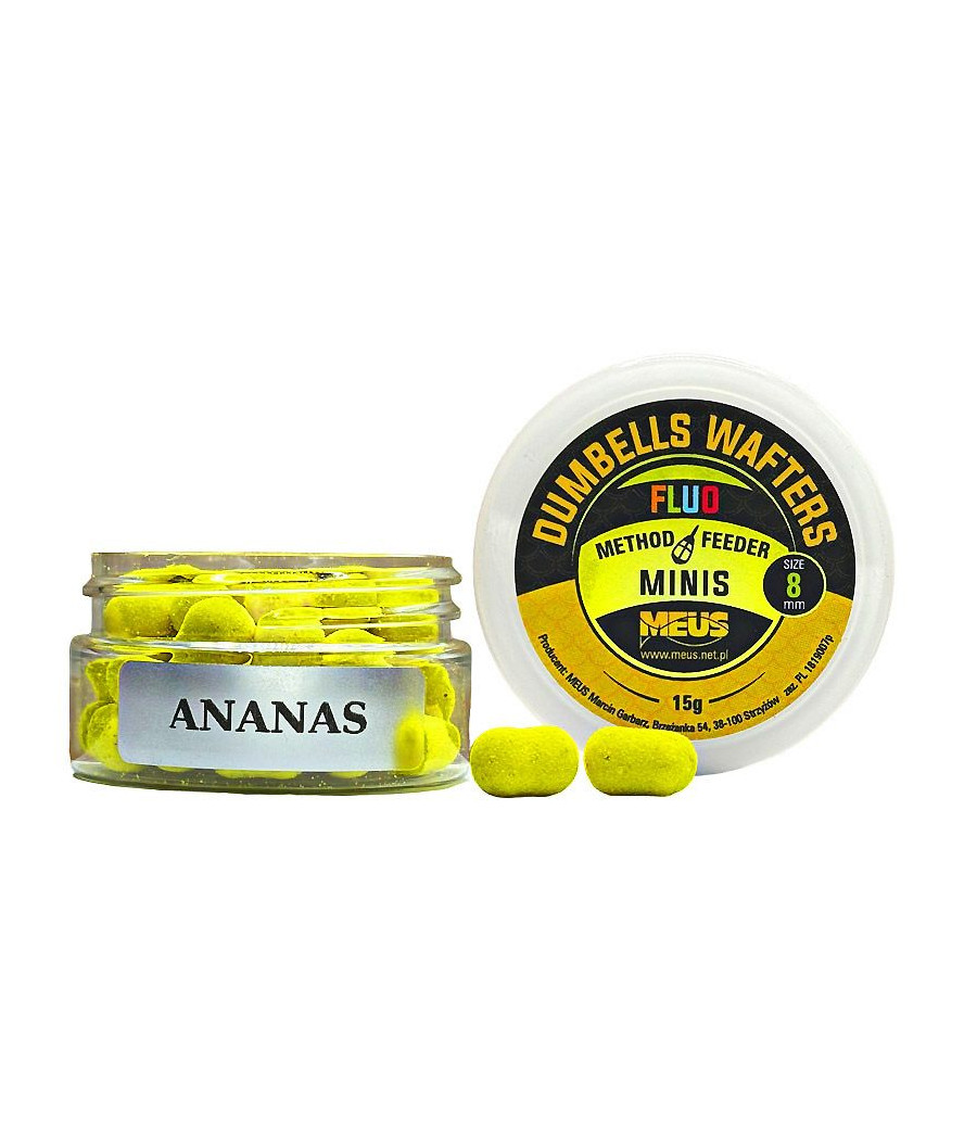 Kulki Dumbells Wafters ANANAS 8mm MINIS MEUS Kulki Dumbells Wafters ANANAS 8mm MINIS MEUS