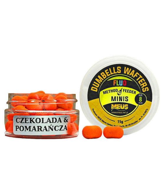 Kulki Dumbells Wafters CZEKOLADA POMARAŃCZA 8mm MINIS MEUS