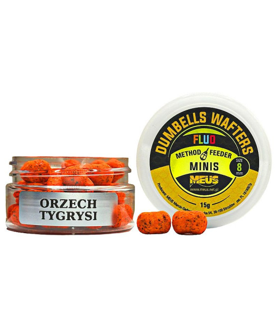 Kulki Dumbells Wafters ORZECH TYGRYSI 8mm MINIS MEUS