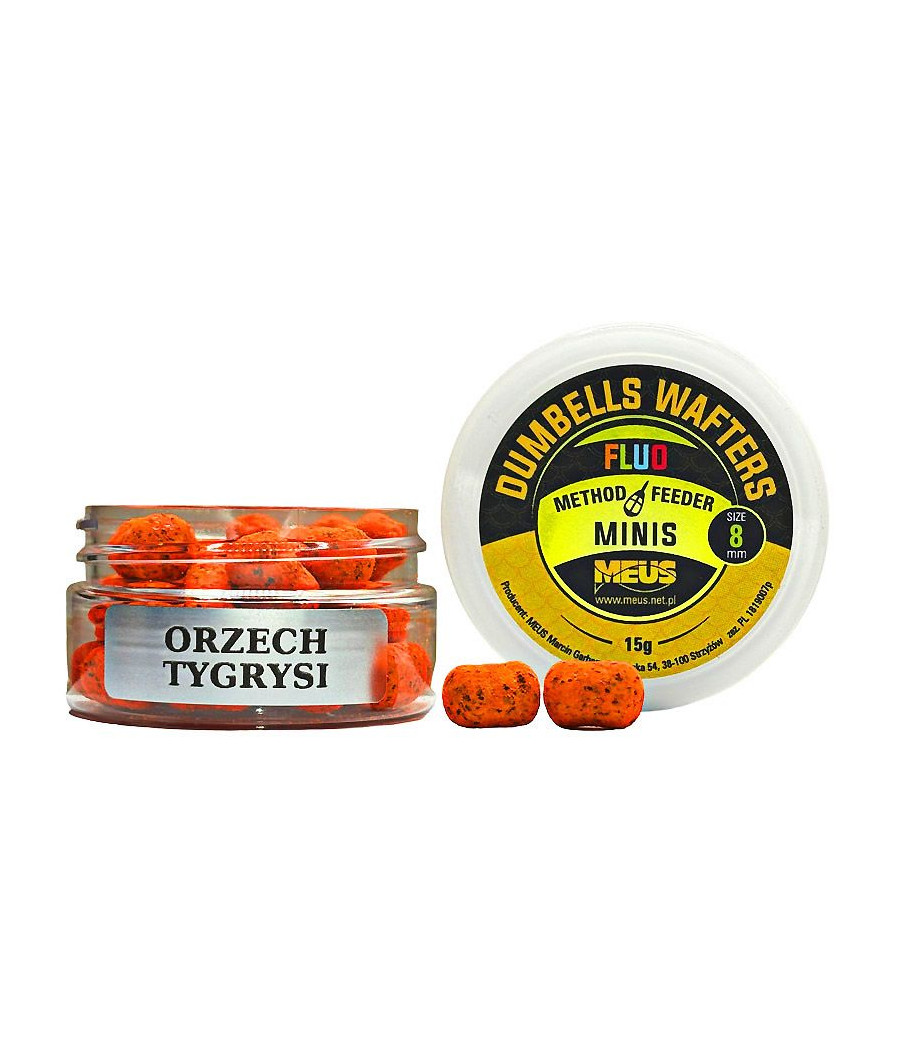 Kulki Dumbells Wafters ORZECH TYGRYSI 8mm MINIS MEUS Kulki Dumbells Wafters ORZECH TYGRYSI 8mm MINIS MEUS