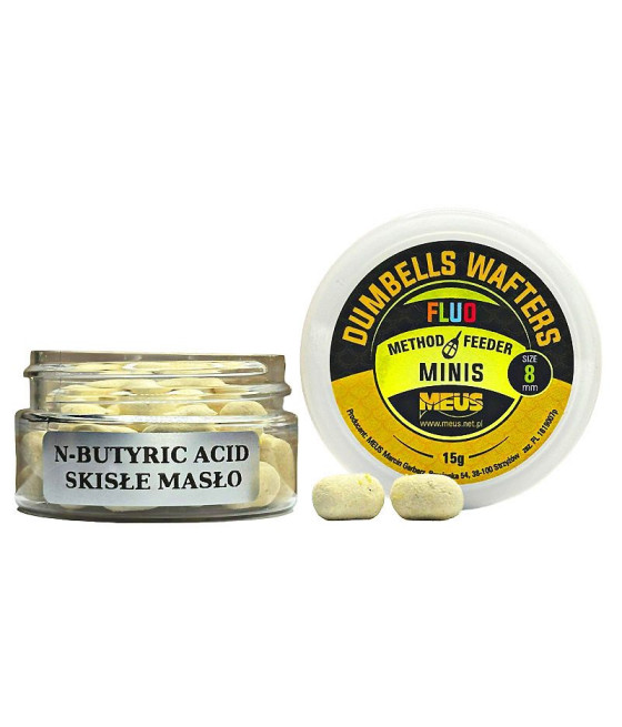 Kulki Dumbells Wafters N-BUTYRIC SKISŁE MASŁO 8mm MINIS MEUS