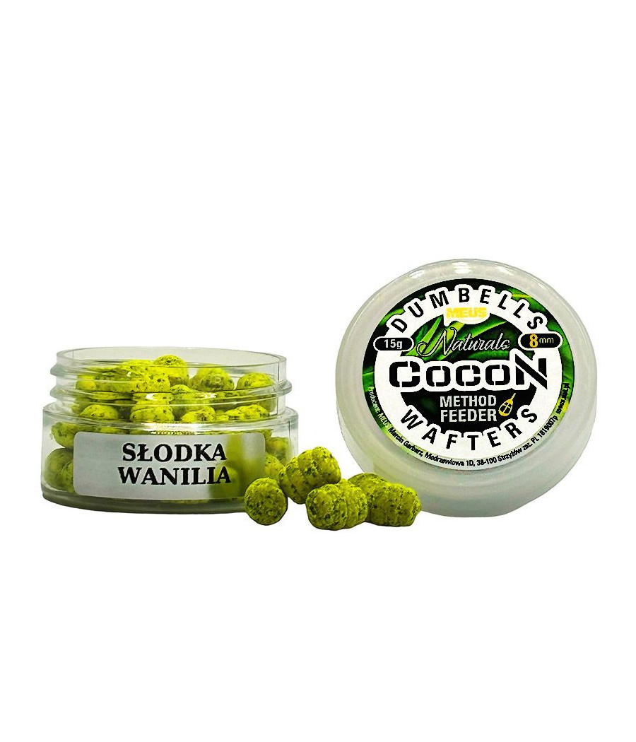 Kulki Dumbells Cocon Wafters SŁODKA WANILIA 8mm MINIS MEUS Kulki Dumbells Cocon Wafters SŁODKA WANILIA 8mm MINIS MEUS