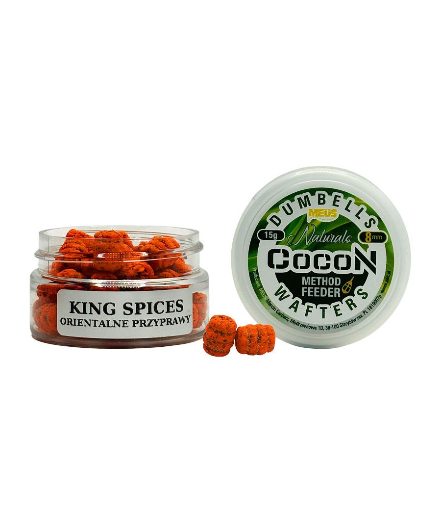 Kulki Dumbells Cocon Wafters KING SPICES ORIENTALNE PRZYPRAWY 8mm MINIS MEUS Kulki Dumbells Cocon Wafters KING SPICES ORIENTALNE PRZYPRAWY 8mm MINIS MEUS