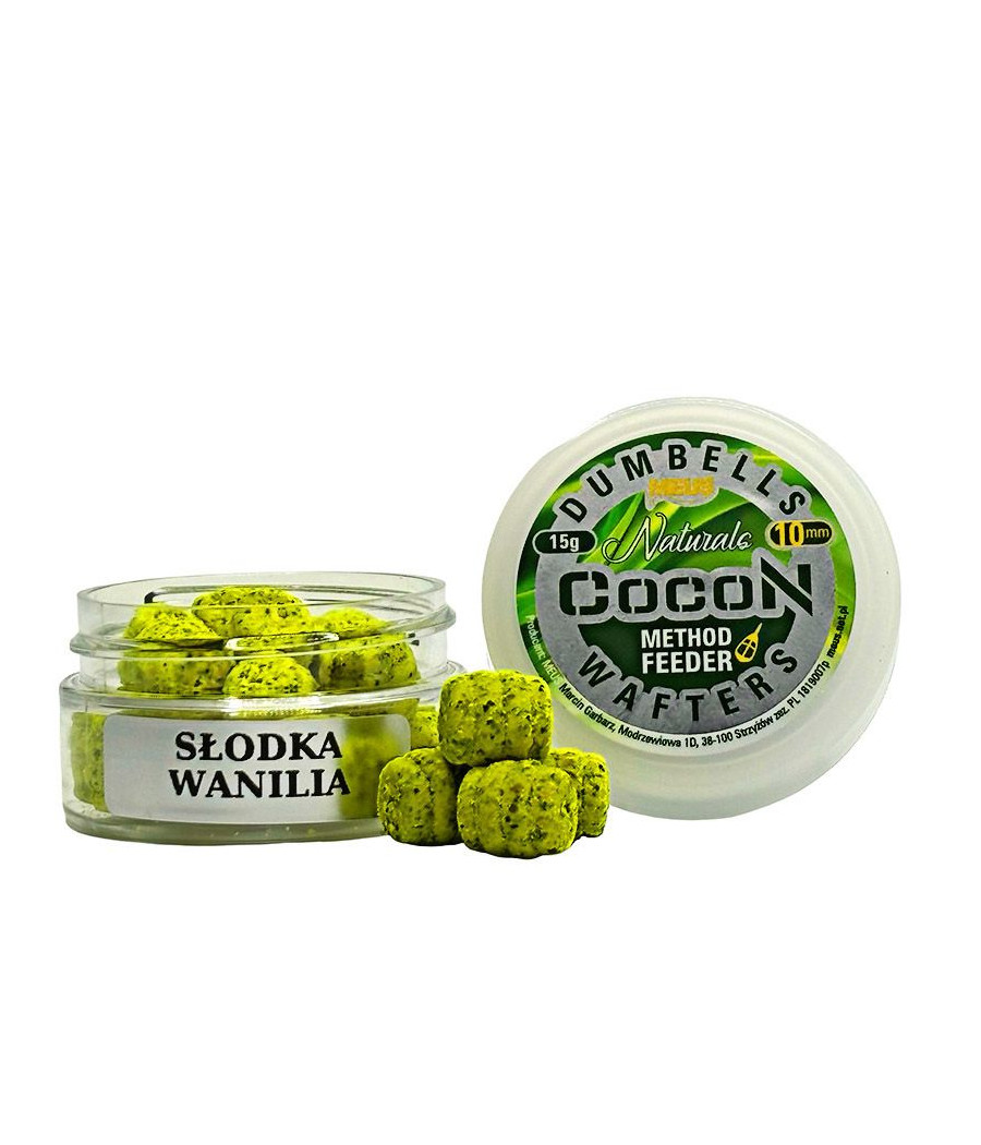 Kulki Dumbells Cocon Wafters SŁODKA WANILIA 10mm MINIS MEUS Kulki Dumbells Cocon Wafters SŁODKA WANILIA 10mm MINIS MEUS