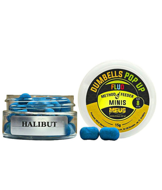Kulki Dumbells Pop Up HALIBUT 8mm MINIS MEUS
